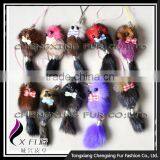 CX-P-15 Wholesale Genuine Mink Fur Charms Animal Phone Pendant thumbnail-4