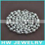 Bling Bling Jewelry Necklace, Hip Hop Men Necklace,J,ball Necklace, Ice Out Jewelry,HWNE90316 thumbnail-1