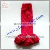 Hot Pink Girl's Fashion Baby Lace Ruffle Leg Warmers Lace Leg Warmer thumbnail-1