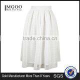 Latest Fashion 2016 Ball Gown Summer Skirt Airtex Prom Midi Skirt White Mesh Skirts Wholesale thumbnail-1