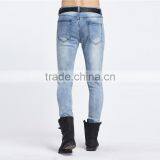 2016 New Men's Fashion Men's Jeans Bule Jeans Hole Personality Male Personality Pants thumbnail-5