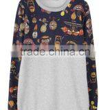 Color Block Sweatshirt Hoodies for Women thumbnail-1