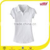 Custom 100% Cotton Blank School Uniform Polo Shirts for Girls thumbnail-1