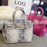 DY0058Z Europea Fashion Snakeskin pu Leather Bag Tote Handbag thumbnail-1