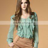 2013 Fashion Ladies Long Sleeve Blouses thumbnail-1