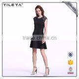 Black Color Pleated Sexy Backless African Evening Dresses From China thumbnail-3