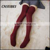 Sexy Women Girl Thigh High Stockings,8 Colors Cute Long Cotton Warm Over The Knee Socks,Fashion Knee High Socks thumbnail-4