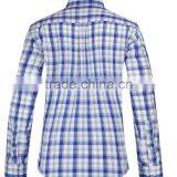 2017 New Fashion Plaids Mens Long Sleeve Casual Shirt Wholesale thumbnail-3