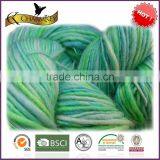 Space Dyed Mixed Color Hand Knitting 50% Wool 50% Acrylic Yarn thumbnail-1