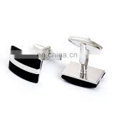 Simple Deluxe Black Stone Cuff Link Men Shirt Cufflinks thumbnail-4