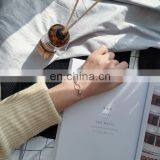 Retro Marble Gemstone Geometric Metal Bracelet thumbnail-2