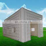 White Air-tight Inflatable Cube Tent for Sale