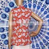 Jacket Winter Warm Coat Hand Block Printed Coat Women's Coat thumbnail-3