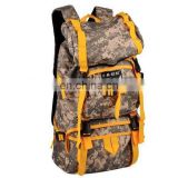 Camo military hiking backpack sports bag