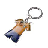 Promotion Custom Sportwear Shaped Football Tshirt Metal Epoxy Printing Keychain
