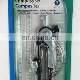 3pcs compass set school compass set