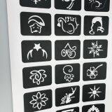 Waterproof Temporary Tattoo Sticker Black Disposable Hand Arm Girl Boy Body Sticker Tattoo Stencil For Tattoo Ink thumbnail-3