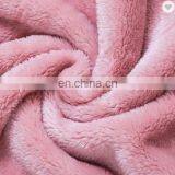 100% Polyester 400gsm High Pile Flannel Blanket Two Sides Brushed Cozy Fleece Throw thumbnail-2