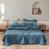 Wholesale Comforter Folded Soft 100% Cotton Knitted Lightweight Coverlet For All Season Quilt thumbnail-7