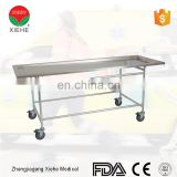 Transport trolleys equipment funeral body stainless steel stretcher