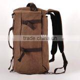 High Quality Mutifunctional Canvas Duffle Bag Sports Outdoor Travel Backpack thumbnail-3