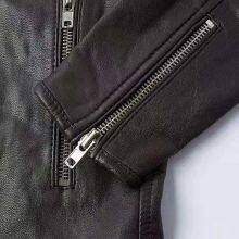 2021 New Fashion Classic Men's Washed Genuine Sheepskin Leather Jacket thumbnail-2