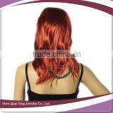 Short Smooth Women Brown Synthetic Hair Wigs thumbnail-3