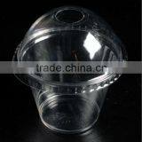 Most Popular in Europe-- Medium Size (9oz/270ml) Translucent Disposable Plastic Ice Cream Cup With Matching Flat or Dome Lids thumbnail-3