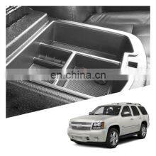 Interior Accessories Parts Silicone Armrest Rest Storage Box Center Control Console Organizer Tray For Chevrolet Suburban 2007