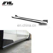 New Arrival Q50 Carbon Fiber Side Skirts Extensions for Infiniti 2014 UP thumbnail-1