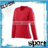 Wholesale Fashion Plain Long Sleeve Volleyball Jerseys for Women Supplier's Choice thumbnail-1