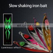 New Design 80g/120g/150g/200g Slow Blatt Cast Slim Metal Jig Lure Slow Jig Lure thumbnail-5