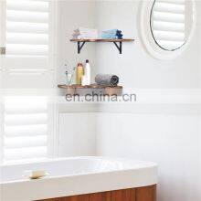 Living Room Rustic Corner Floating Shelves Set of 2 Corner Wall Shelf Wood Rustic Decor Corner Shelves for Wall