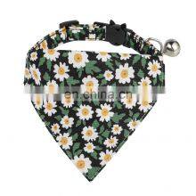 Hot Sale Folding American Designer Floral Cotton Eco Friendly Luxury Dog Bandanas thumbnail-4