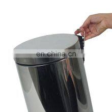 Самый популярный металлический мусорный бак объемом 3 л с ножным педалью из нержавеющей стали. Простой стиль для ванной и кухни. Педальный мусорный бак thumbnail-4
