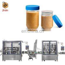 Automatic 200G 350G 500G Sauce Bottle Filling Line Peanut Butter Jar Filling Machine Peanut Paste Jar Filling Capping Machine