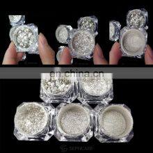 Sephcare Best Selling Super Shine Mirror Silver Effect Nail Art Powder thumbnail-1
