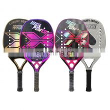 2024 Wholesale Price Anti-shock Soft EVA Core Custom Carbon Fiber Beach Tennis Paddle