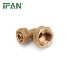 IFAN Manufacturer OEM PEX Brass Compression Fittings Female Elbow