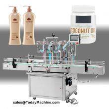 Automatic Bottle Liquid Vertical Cosmetic Thick Cream Filling Machine