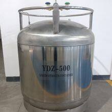 Self Pressurized Liquid Nitrogen Tank YDZ-500 Stainless Steel Tank Automatically Supplies Large Capacity Liquid Nitrogen thumbnail-2