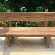 Faux Wood Cement Stools, Cement Faux Wood Seats, and Park Leisure Cement Faux Wood Backrest Seats thumbnail-2