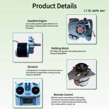 Smart Lawn Mower Euro 5/EPA Hazard-Free Operation Low Maintenance Cost, Grass Cutting Mower for Forestry Vigorun VTW550 thumbnail-4