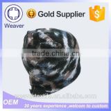 100 % Acrylic Blue Printing Camo Knit Beanie Hat Design Your Own Winter Knitted Hat