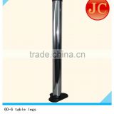 chrome adjustable hight metal table leg JC60-6