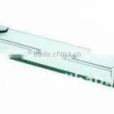 Glass tray, glass shelf, stainless steel fittings Single tier TP-002