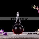 Shaped Clear Glass Decanter 1500ml Crystal Heat-resistant Glass Bottle/hand Blown Glass Decanter thumbnail-2