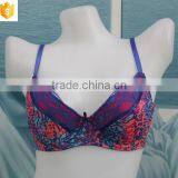 3/4 Blue Sexy Lace Bras for Women,push up Ladies Bra thumbnail-1