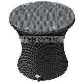 Outdoor Living Modern Garden Constitute Coffee Rattan Table Chair Set thumbnail-5