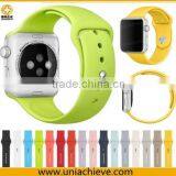 2016 new arrival silicone apple watch band green color